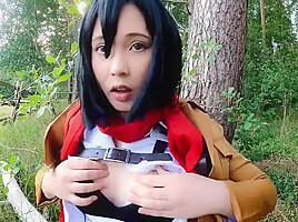 porno fotka - Amateur,Big Cock,Big Tits,Brunette,Facial,Outdoor,POV